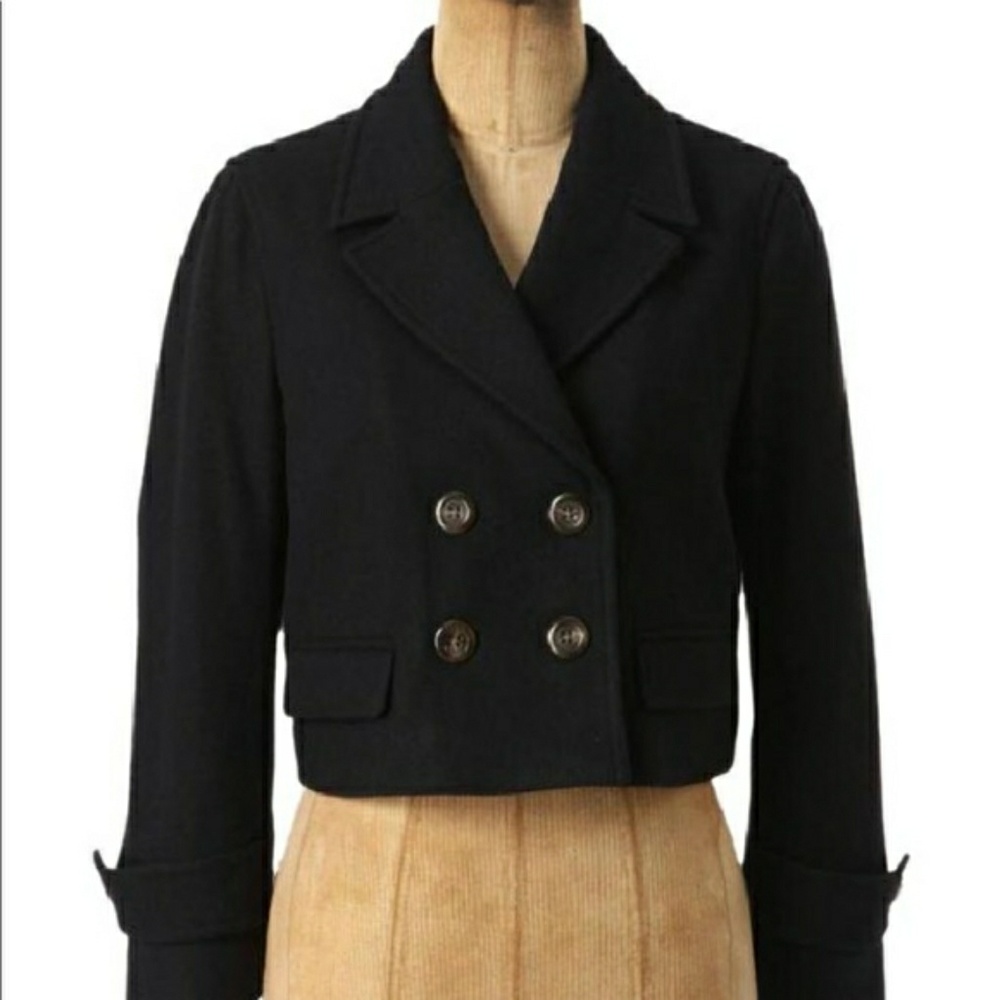 Anthropologie Cartonnier Luisa Wool Coat Sz M